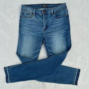 Abercrombie & Fitch harper low rise ankle jeans